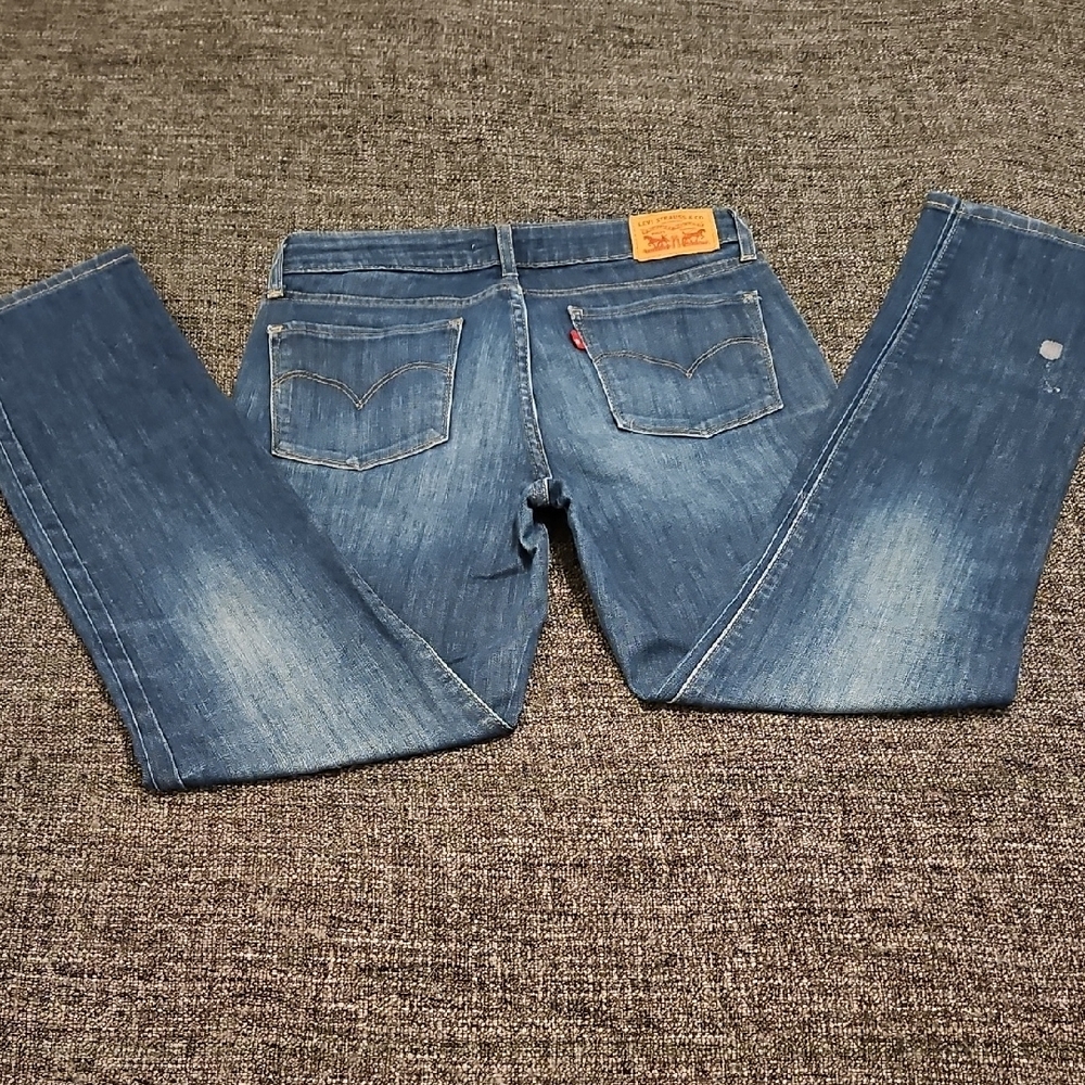 Levi's 712 Slim Capri Blue Jeans, Soft Denim